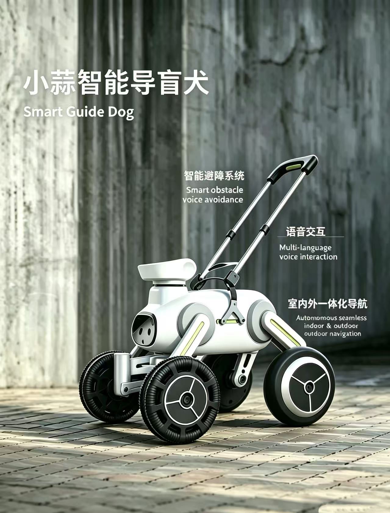 小蒜智能导盲犬
